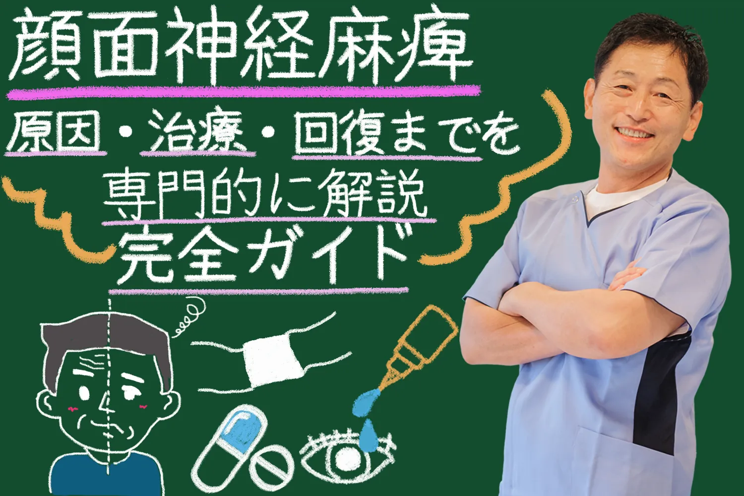 顔面神経麻痺（Bell’s palsy）とは？｜原因・治療・回復まで専門的に解説した完全ガイドをご紹介
