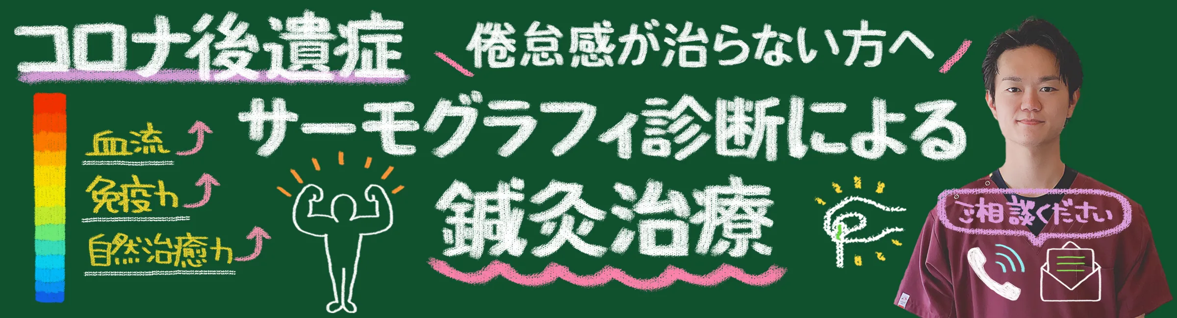 コロナ後遺症｜サーモグラフィ検査で「倦怠感が治らない根源から解決」する鍼治療のご紹介