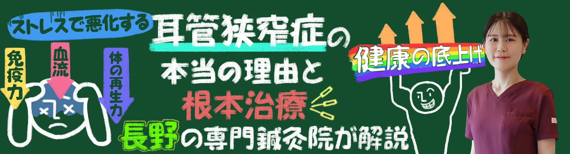 ストレスで悪化する耳管狭窄症の本当の理由とは？長野の専門鍼灸院が根本的治療法を交えて解説します