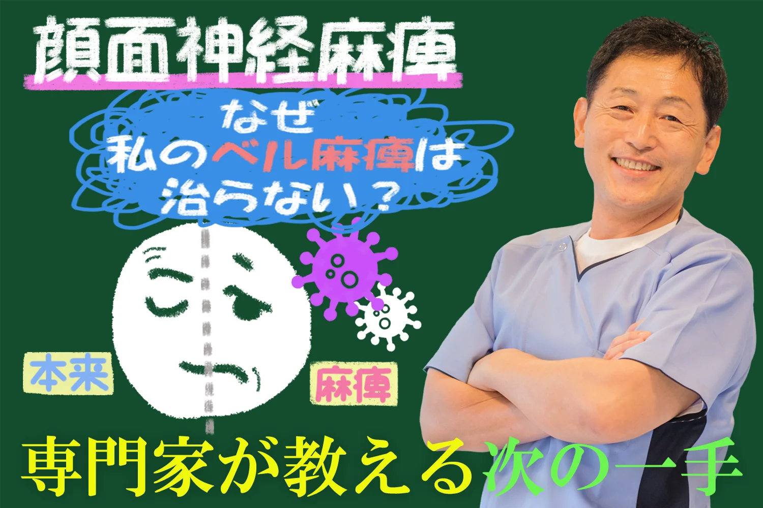 ベル麻痺は治らないと諦める前に。専門家が教える次の一手とは？