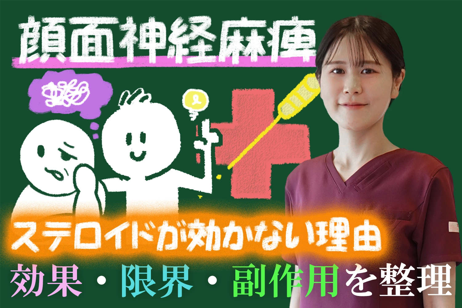 顔面神経麻痺の診断と治療を分かりやすく解説します