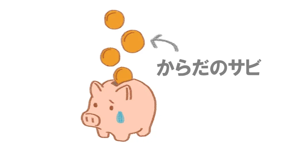 内耳がダメージを受けやすい活性酸素(体のサビ)