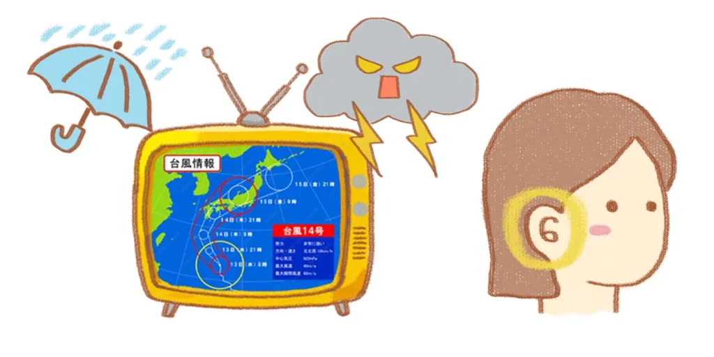内耳の気圧センサーが低気圧を察知し、自律神経を刺激する