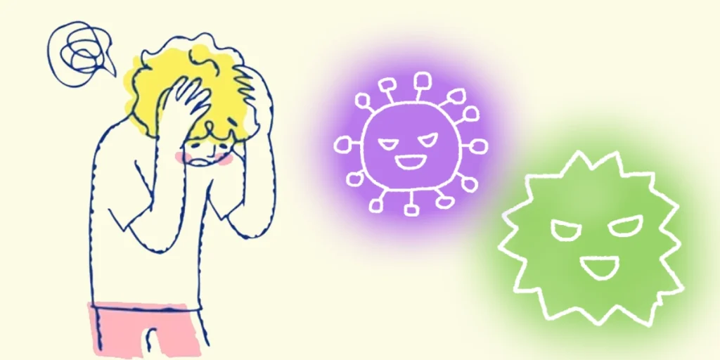 顔面神経麻痺の発症｜免疫力の低下により、過去に感染したウイルスが再活性化するため