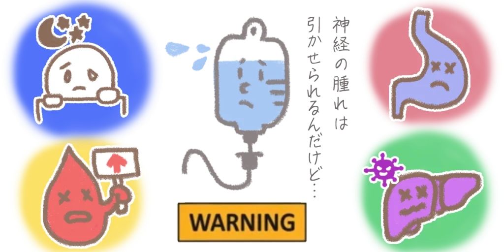 顔面神経麻痺｜高容量や長期使用のステロイドの副作用